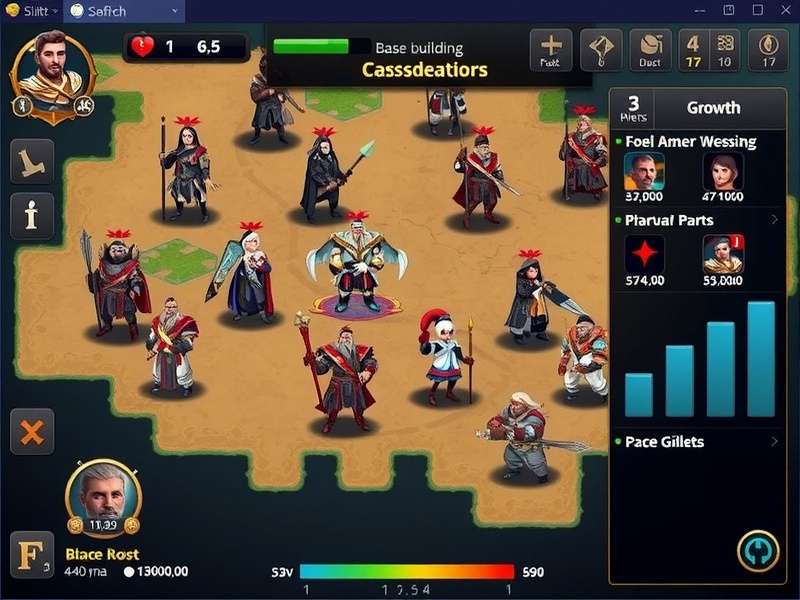 Saffron Siege Commanders base building interface