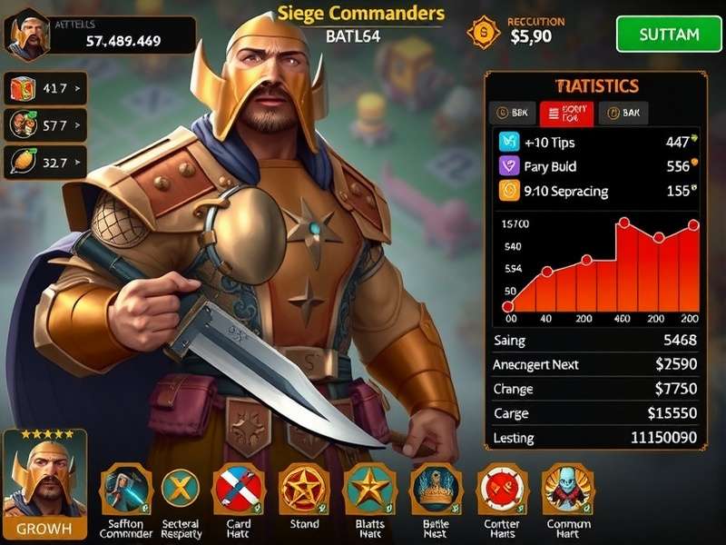 Saffron Siege Commanders player statistics and growth chart